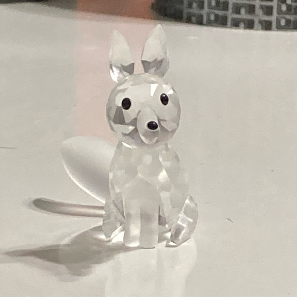 Vintage Swarovski Crystal Fox 80s 90s. Best offer🌸